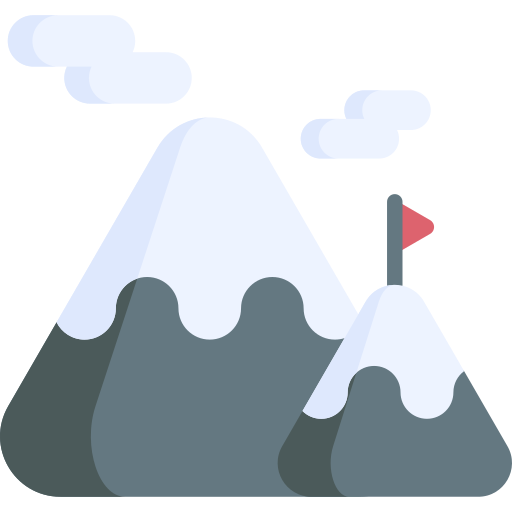 Easy slalom Special Flat icon