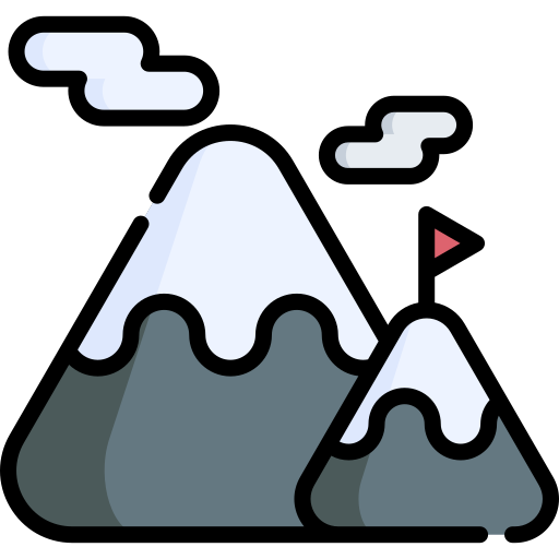 Łatwy slalom Special Lineal color ikona
