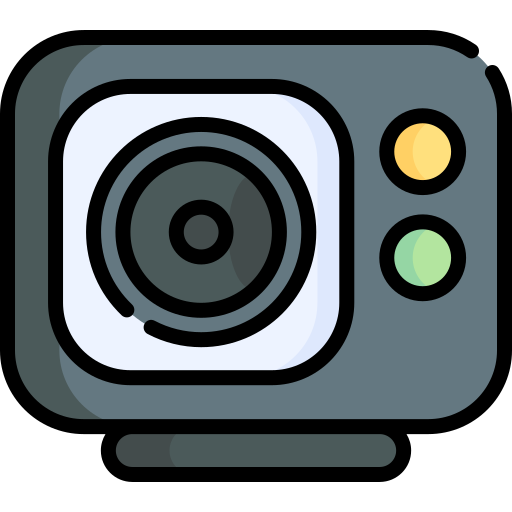 kamera akcji Special Lineal color ikona