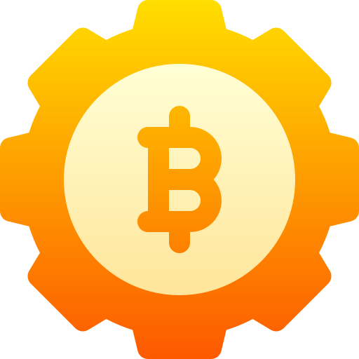 bitcoiny Basic Gradient Gradient ikona