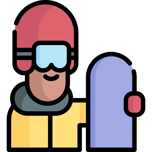 snowboarder Special Lineal color icon