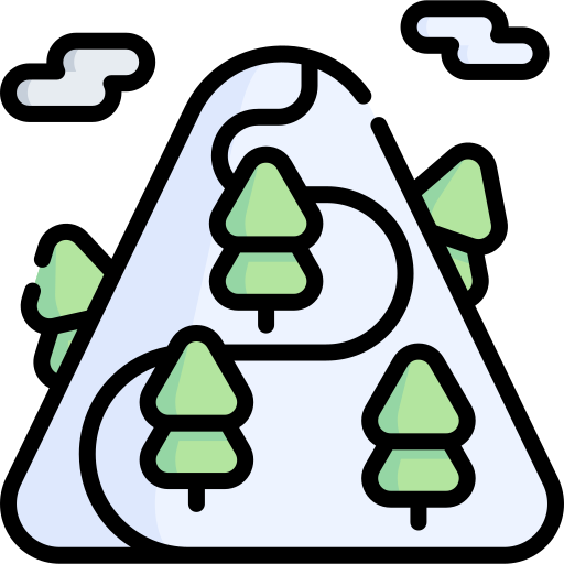 Mountain Special Lineal color icon