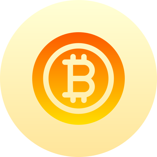 bitcoin Basic Gradient Circular icona