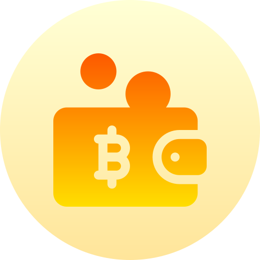 財布 Basic Gradient Circular icon