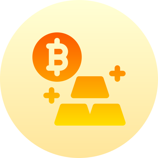 金のインゴット Basic Gradient Circular icon