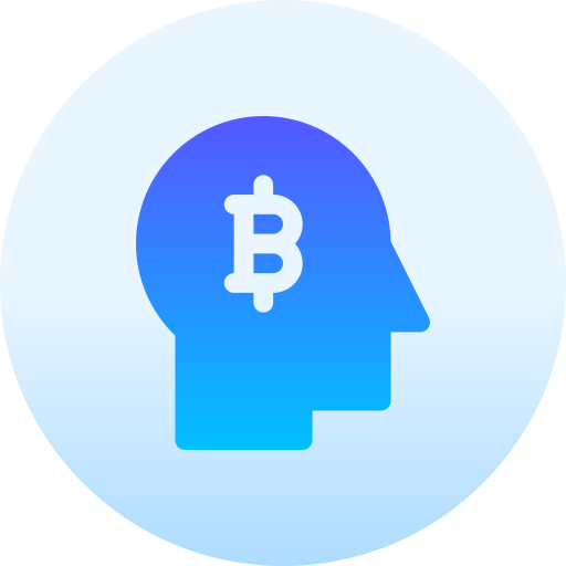 Bitcoin Basic Gradient Circular icon