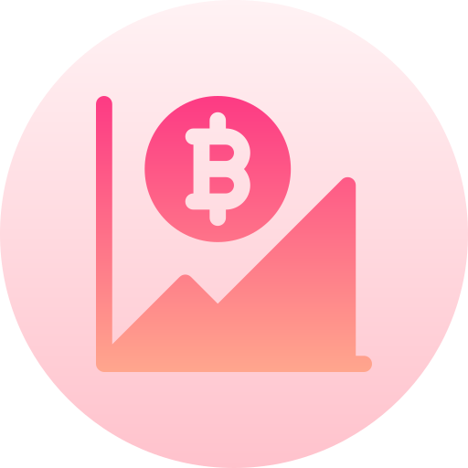 Graph Basic Gradient Circular icon