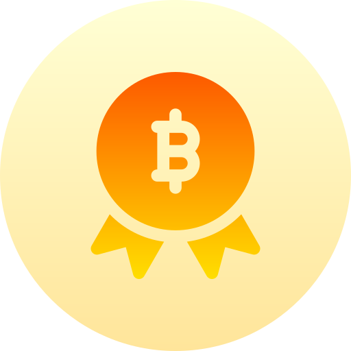 Bitcoin Basic Gradient Circular icon