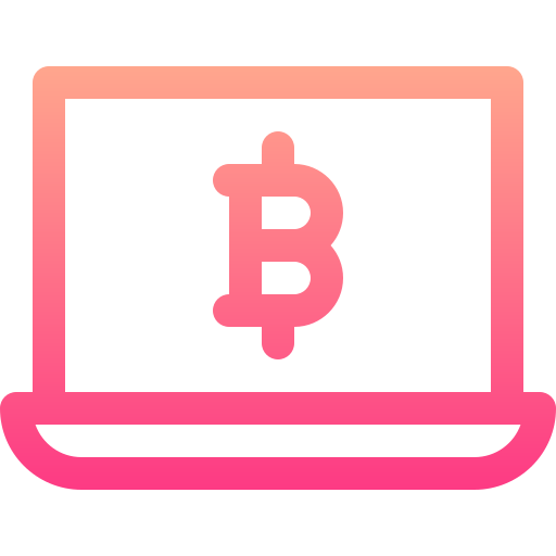 bitcoin Basic Gradient Lineal color icon