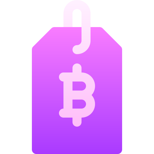 cartellino del prezzo Basic Gradient Gradient icona