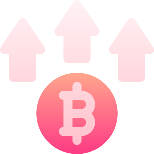 bitcoiny Basic Gradient Gradient ikona