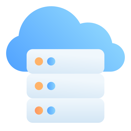 cloudgegevens Generic Flat Gradient icoon