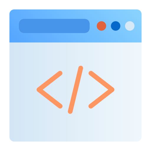 코딩 언어 Generic Flat Gradient icon