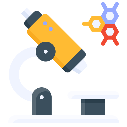 microscoop Generic Flat icoon