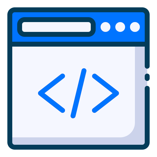 コーディング言語 Generic Outline Color icon