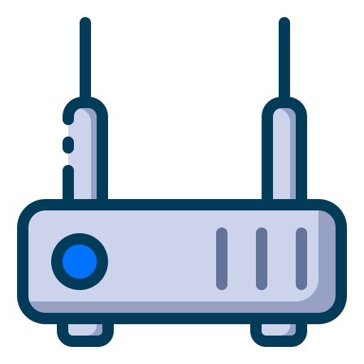 router Generic Outline Color icoon