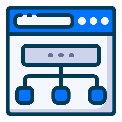 Sitemap Generic Outline Color icon