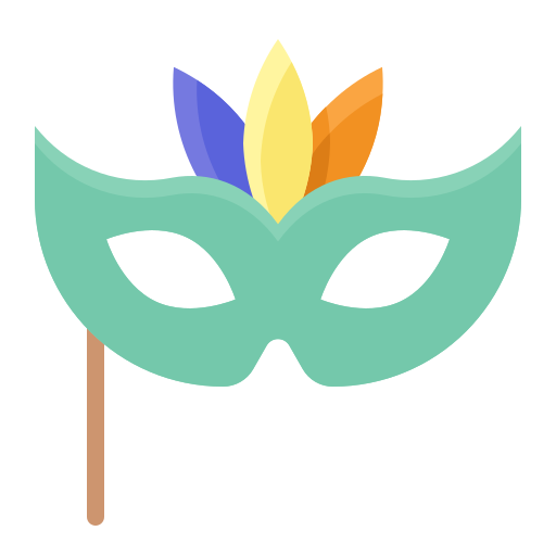 カーニバルマスク Generic Flat icon