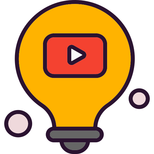 reproductor de video Generic Outline Color icono