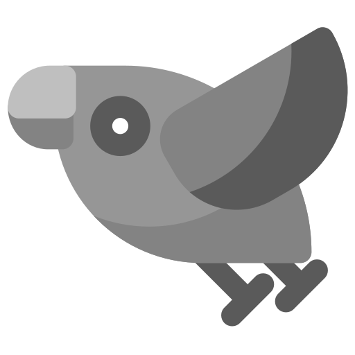 Bird Generic Grey icon