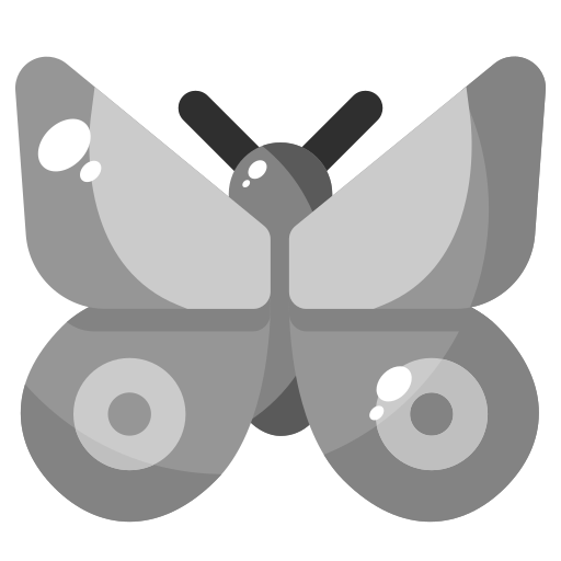 Butterfly Generic Grey icon