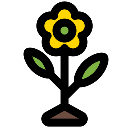 花 Generic Outline Color icon