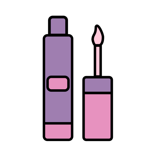 brilho labial Generic Outline Color Ícone