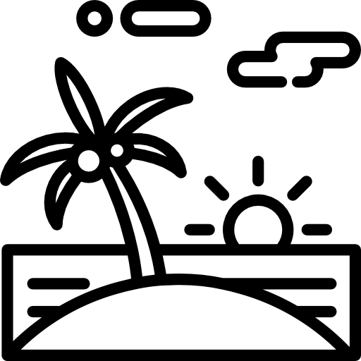 Beach Special Lineal icon