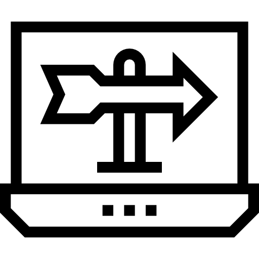 laptop Dinosoft Lineal ikona