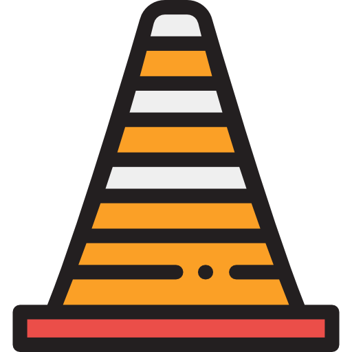 Cone Detailed Rounded Lineal color icon