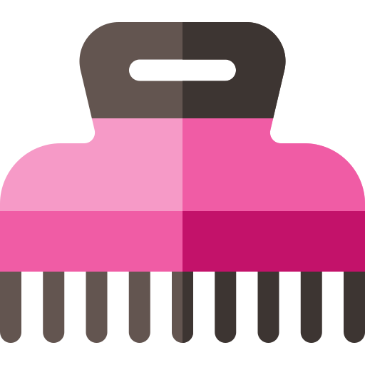 Hair brush Basic Rounded Flat icon