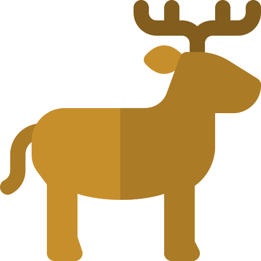 Deer Basic Rounded Flat icon