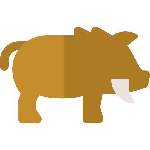 Boar Basic Rounded Flat icon