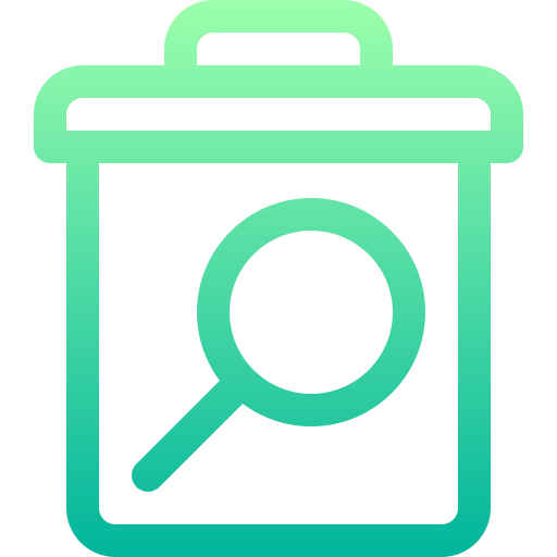 Bin file Basic Gradient Lineal color icon