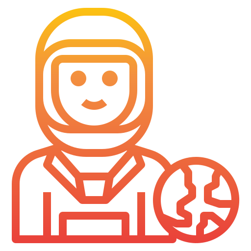 astronaut itim2101 Gradient icon