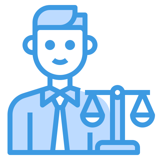 Lawyer itim2101 Blue icon