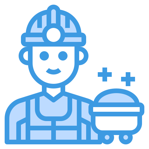 Worker itim2101 Blue icon