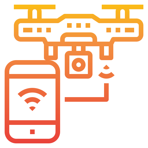 Drone itim2101 Gradient icon