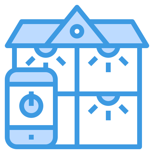 Smart home itim2101 Blue icon