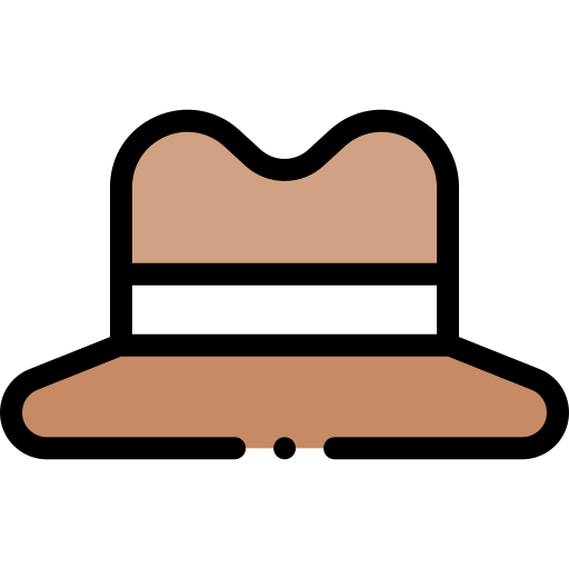 sombrero Detailed Rounded Lineal color icono