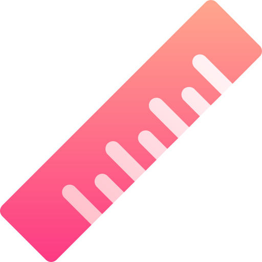 linijka Basic Gradient Gradient ikona