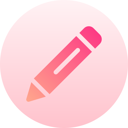 matita Basic Gradient Circular icona