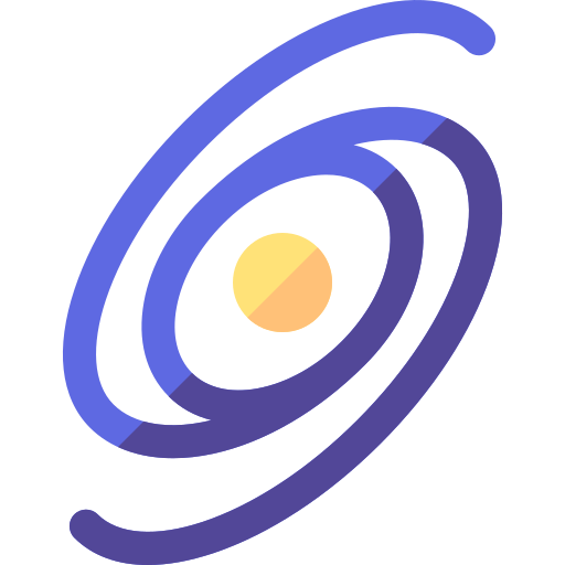 Solar system Basic Rounded Flat icon