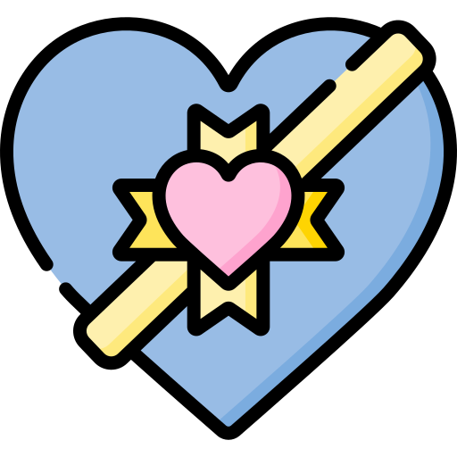 Heart box Special Lineal color icon