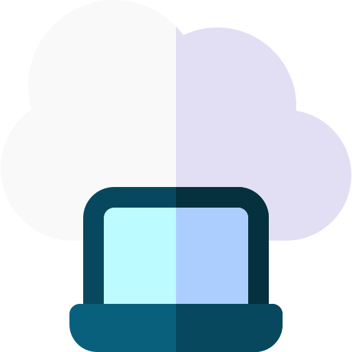 cloud computing Basic Rounded Flat icoon