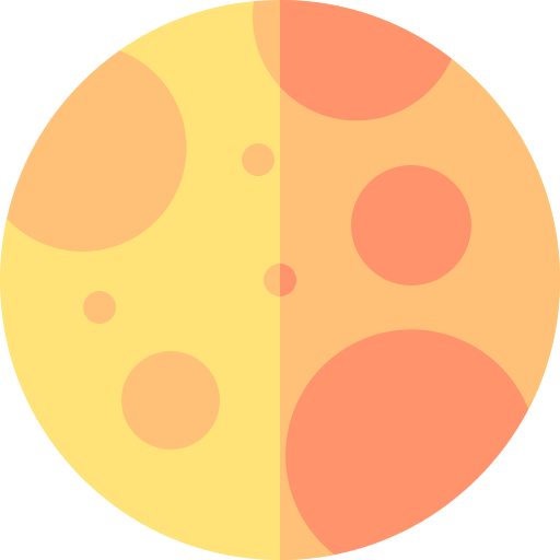 보름달 Basic Rounded Flat icon