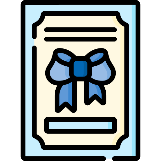 tarjeta de regalo Special Lineal color icono