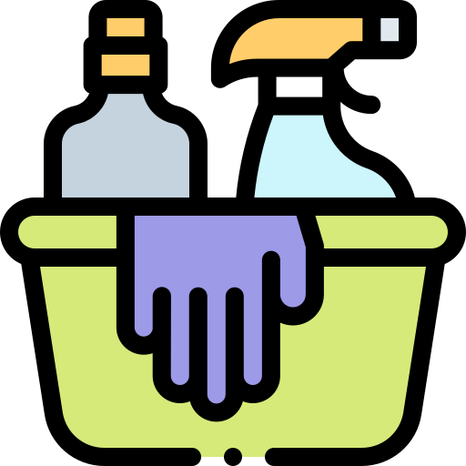 Cleaning products Detailed Rounded Lineal color icon