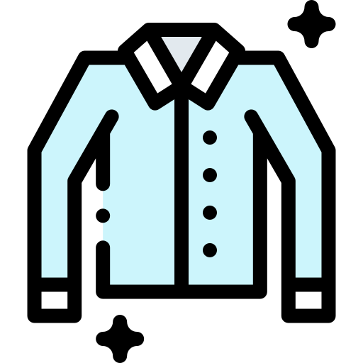 Clean clothes Detailed Rounded Lineal color icon