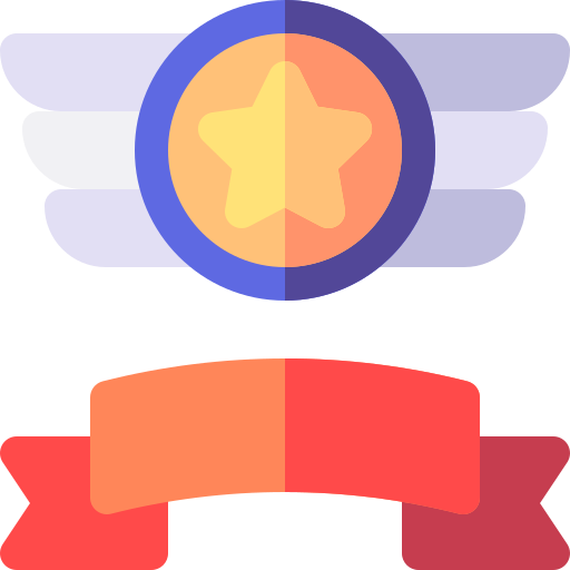 Ribbon Basic Rounded Flat icon